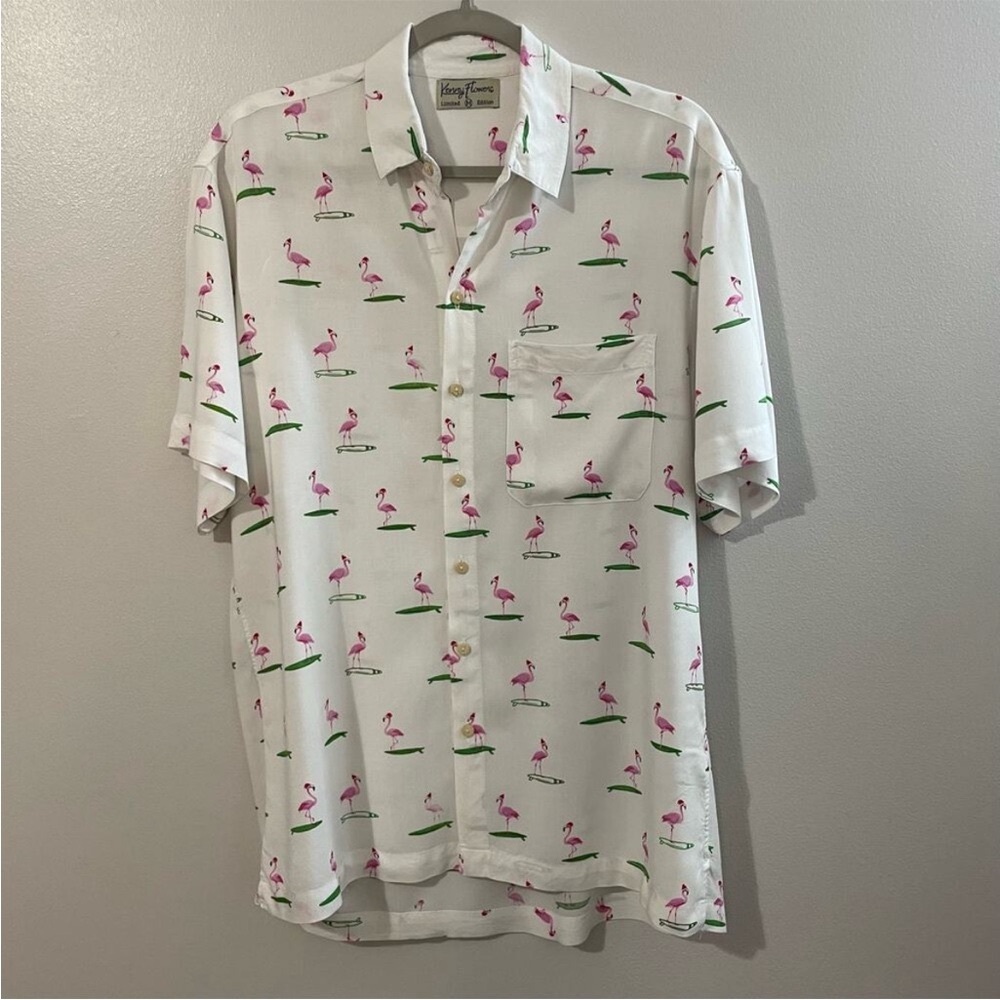 Kenny flowers button down shirt NWT 🦩